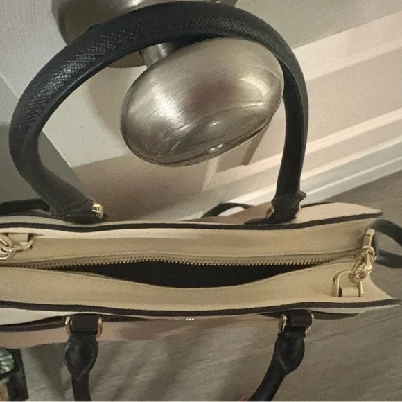 Kate Spade Black and Cream Satchel - Picture 3 of 8